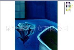 供应原创装饰画花卉油画工艺画——宋梓萍纯手绘花卉艺术